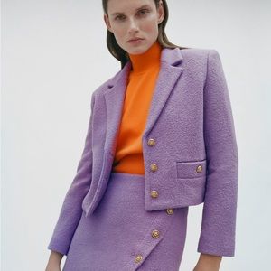 Purple blazer